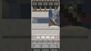 Fast flush and seemeless 5x5 door with c&p #minecraft #redstone #mine #satisfying