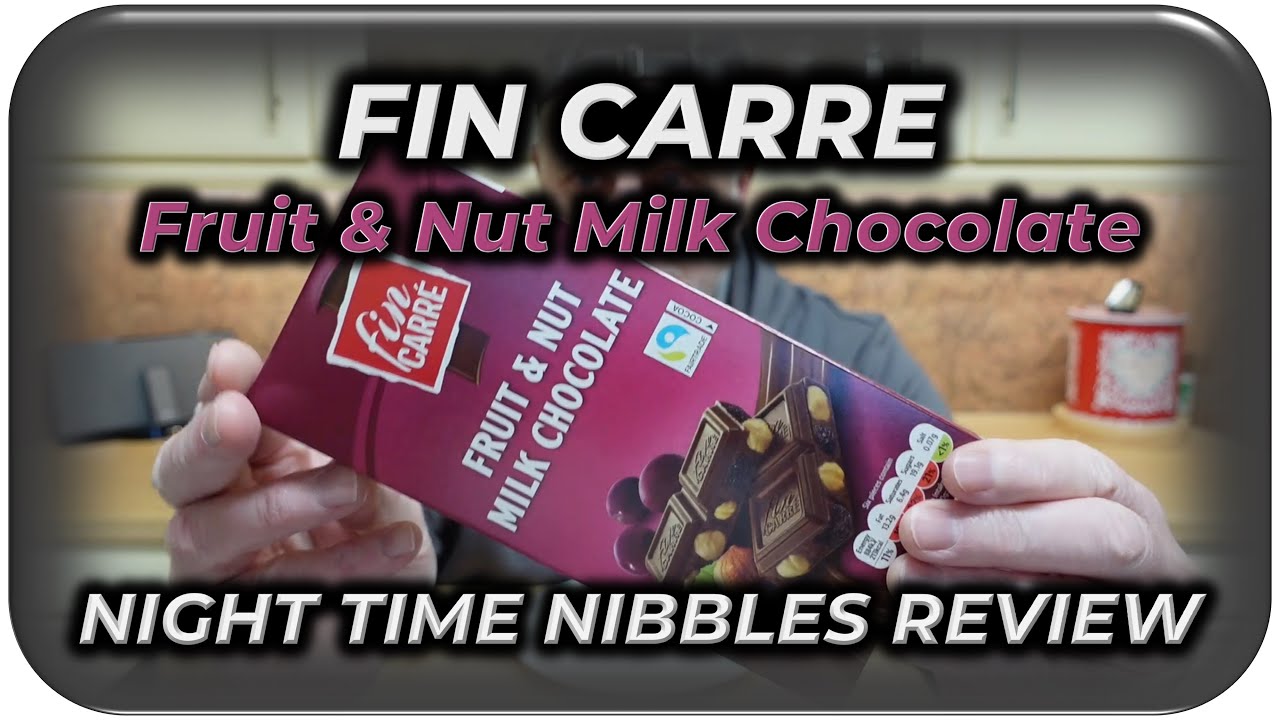 Fin Carre Fruit & Nut Milk Chocolate REVIEW YouTube