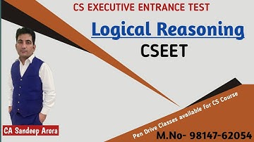 Logical Reasoning~ CSEET~ Alphabet Test Series~CS EXECUTIVE ENTRANCE TEST