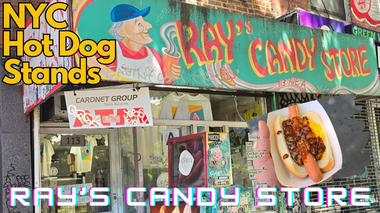 Ray's Candy Store! | NYC Hot Dog Stands - YouTube