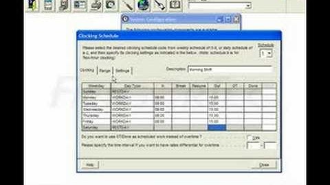 TCMS V2.1_13-Setting of Clocking Schedule One