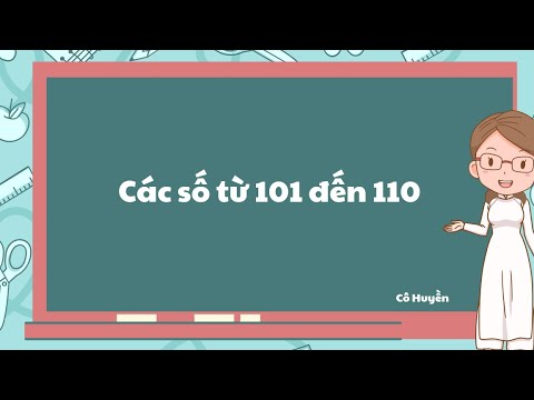 Video Các số từ 101 đến 110 - Toán lớp 2 (Chân trời sáng... - YouTube