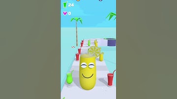 Juice🍹 Run🏃‍♂😁Gameplay Walkthrough All Levels (Android,ios) #short #shorts