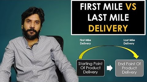 First Mile And Last Mile Delivery | Flow Of Material | Urdu-Hindi-SCM