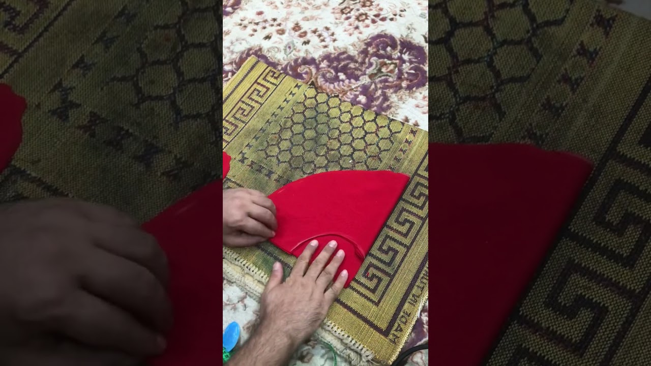 تفصيل الردان الدبل كلوشه بطريقة بسيطه