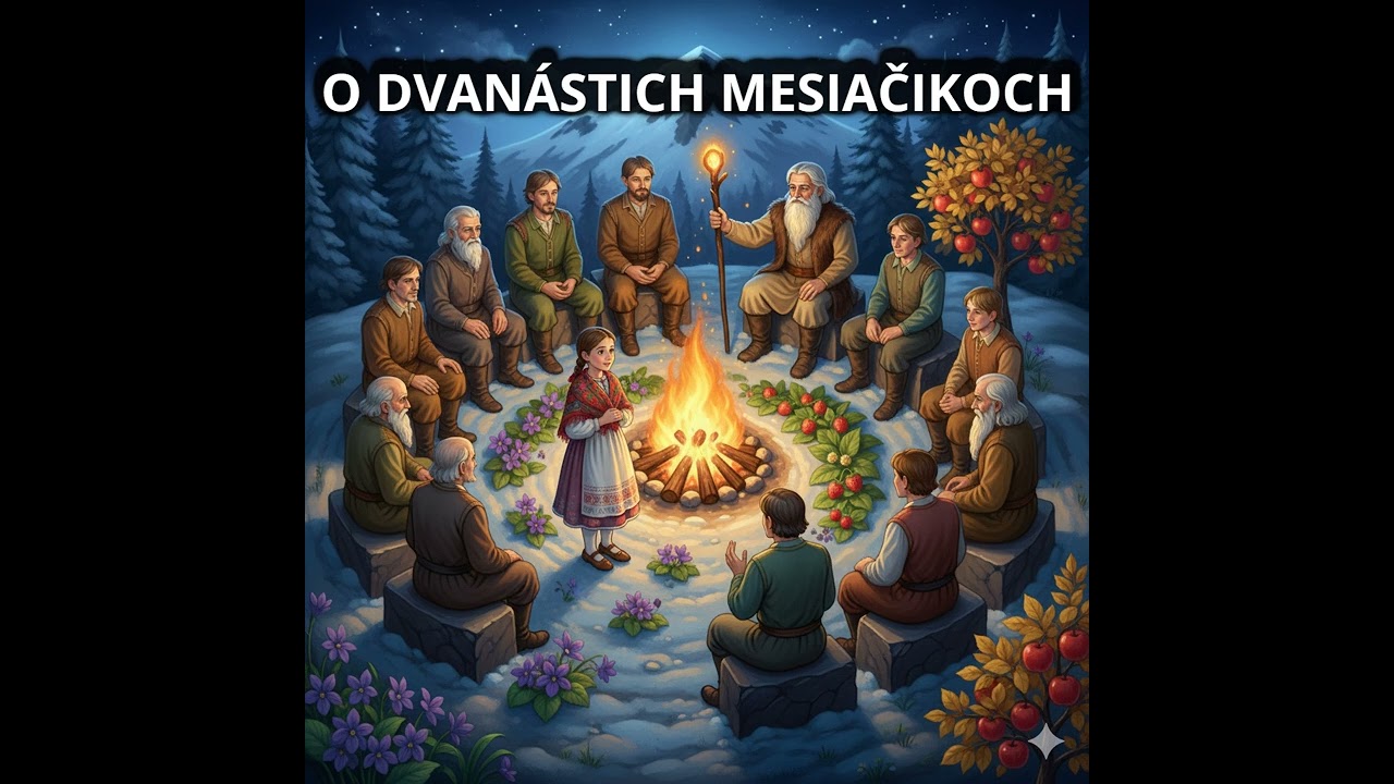 🎧 O DVANÁSTICH MESIAČIKOCH ❄️ | Rozprávka pre deti | Audiokniha