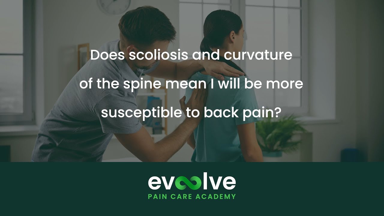 Back Facts - Does scoliosis and curvature of the spine mean I will be more susceptible to back pain?