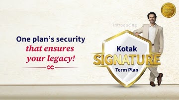 Kotak Signature Term Plan - Product Explainer Video