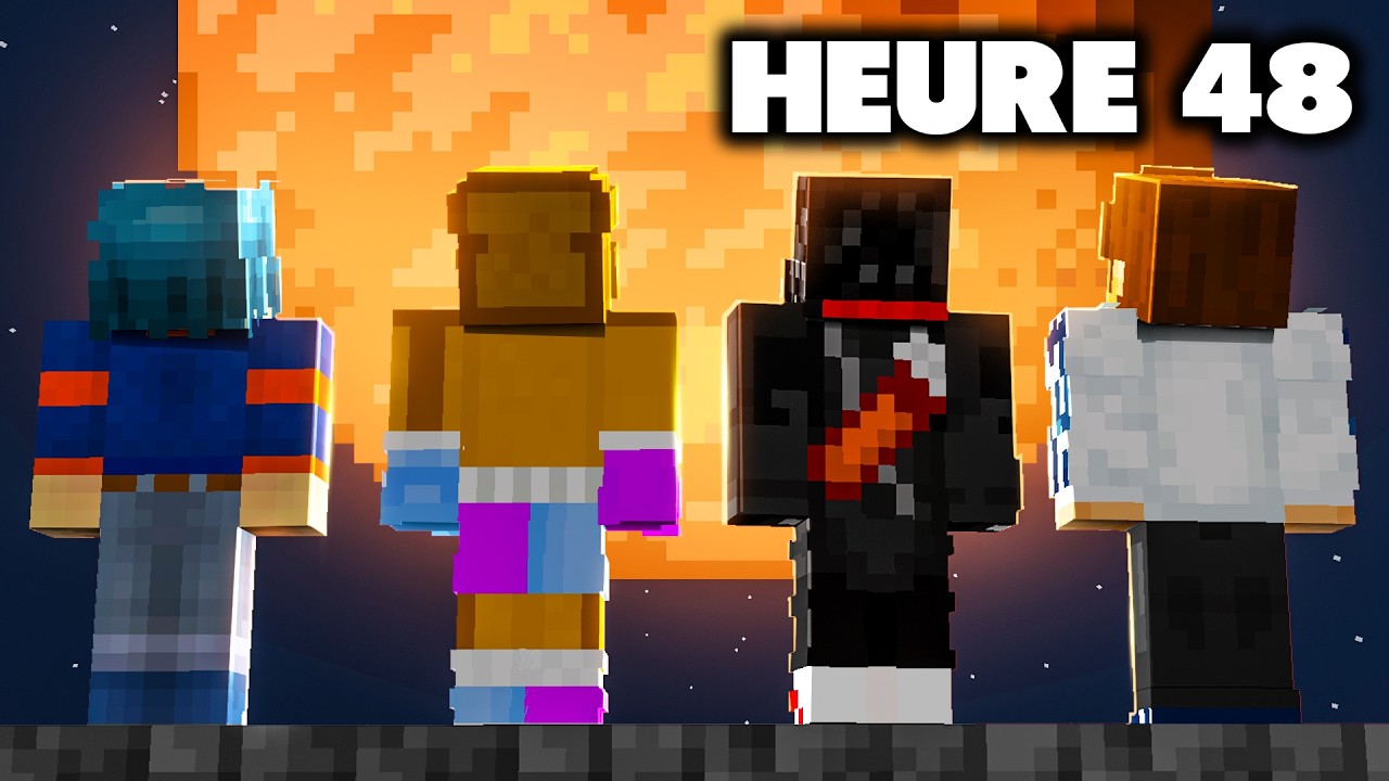 48H pour s'enfuir d'une Planète Abandonnée sur Minecraft..