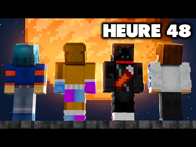 48H pour s'enfuir d'une Planète Abandonnée sur Minecraft..