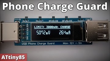USB Phone Charge Guard - ATtiny85
