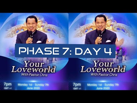 LIVE NOW: YOUR LOVEWORLD WITH Pastor Chris – PHASE 7: DAY 4