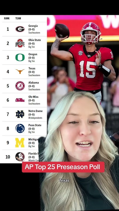 Ap Top 25: The Ultimate Guide To College Football'S Preseason Rankings! - 70qapj9