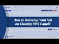 How to reload and reinstall vps on cloudzy panel