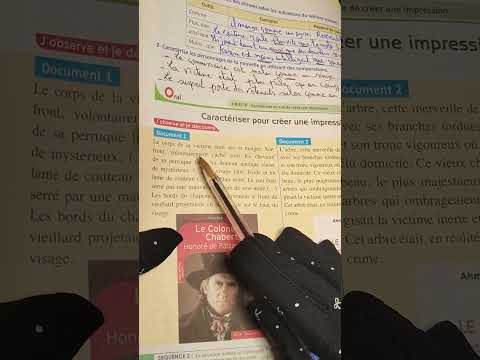 3ème année collège passerelle page 134,135 caractériser pour créer une impression