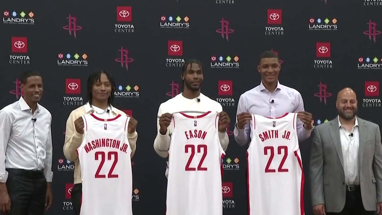 Houston Rockets introduce 2022 draft picks