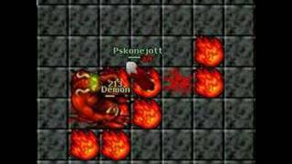 Pskonejott soloing A Demon. Once The most powerful of Tibia