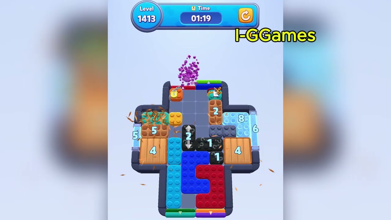 Color Block Jam Level 1413 - YouTube