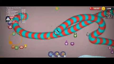 Wormszone.io live stream biggest worms hunting part (87) || Android / ios gameplay Walkthrough