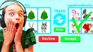 ONLY TRADING CHRISTMAS ITEMS *SHE GOT SURPRISE GIFTS* Roblox  Gaming w/ The Norris Nuts