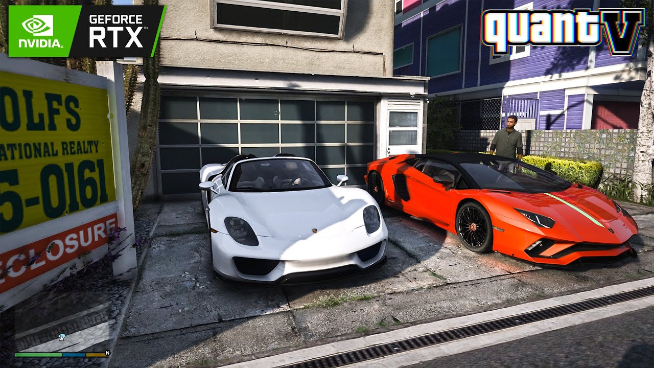 GTA 5 - QuantV 3.0 - First 10 Minutes Gameplay with Maxed-Out Graphics ...