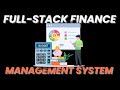 Expense Manager System | Full Stack Personal Finance Management Web App