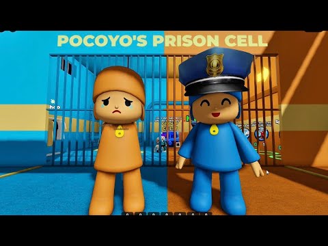 🔥 POCOYO VS POLICE PRISON RUN! EPIC FULL ESCAPE GAMEPLAY! Roblox! - YouTube