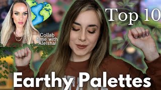 TOP 10 EARTHY EYESHADOW PICKS! Natasha Denona, Ensley Reign Cosmetics & More! (Indie does it best!)