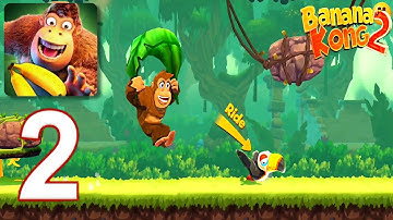 Banana Kong 2 - Gameplay Walkthrough Part 2 (iOS, Android)