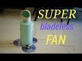 How to make a super bladelees fan at home / best idea for fan/by do yourself