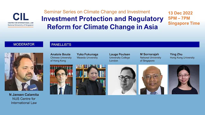 Investment Protection and Regulatory Reform for Climate Change in Asia - DayDayNews
