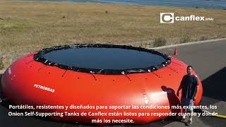 Tanque autosoportado tipo cebolla de Canflex