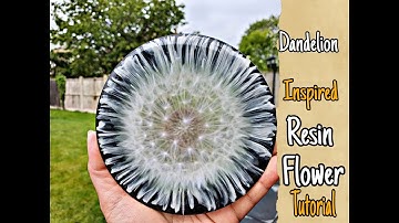 Dandelion Inspired Resin Flower Tutorial | Using Real Dandelion | No White Blobs