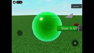 be a slime and get big, in Roblox