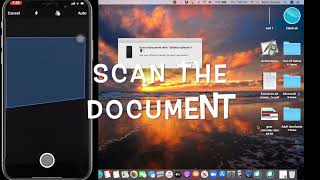 Scan to Mac - How to import a scan document from iPhone to Mac