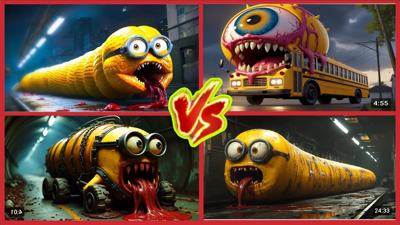 Minion Lego Worm Vs Minion CuberWorm vs Minion Bee vs Minion Eater ...