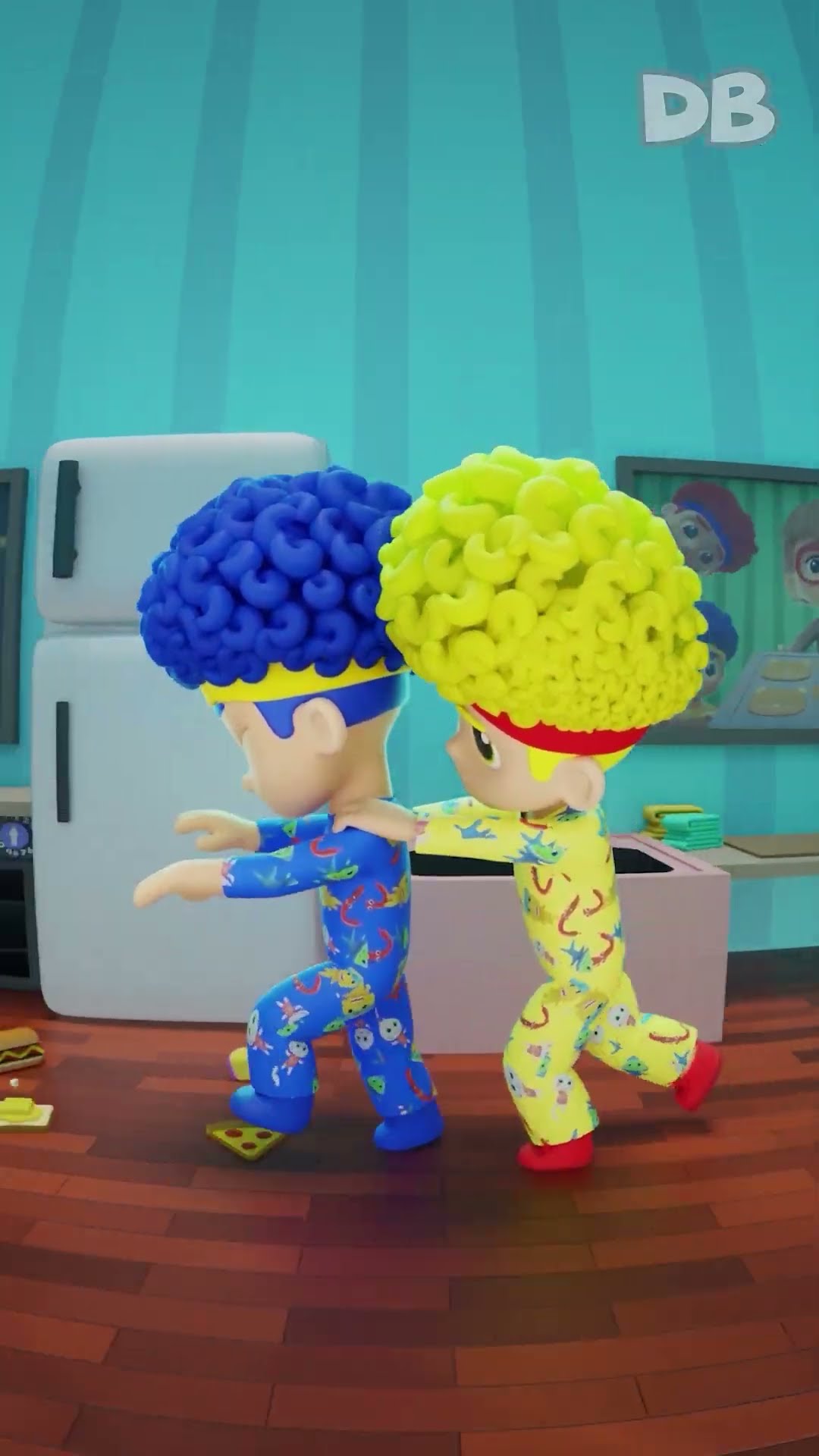 Cha-Cha Lunático | D Billions Canciones Infantiles #shorts #db