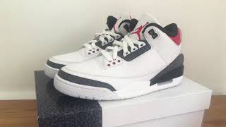 Air Jordan 3 'Fire Red Denim' Unboxing — Jordan3Gallery