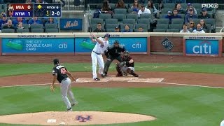 MIA@NYM: Bruce extends early 1st-inning lead