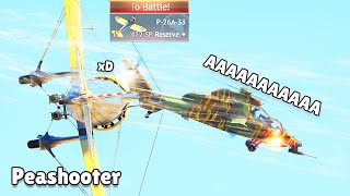 Reserve Plane vs Helicopter💀