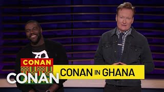 Conan Announces His Trip To Ghana With Sam Richardson | CONAN on TBS