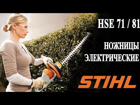 Электроножницы HSE 71 и HSE 81 STIHL