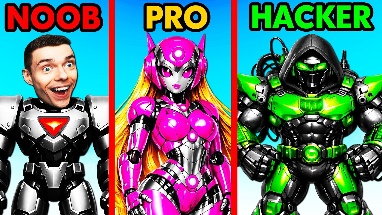 NOOB vs PRO vs HACKER AI