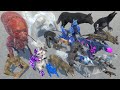 Wolf Monster Size Comparison 3D