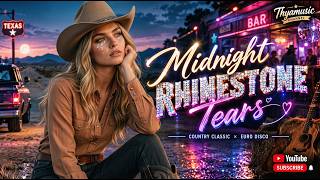 Midnight Rhinestone Tears| Classic Country Euro DIsco Song | ThyaMusic