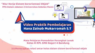 Video Praktik Pembelajaran - Pemodelan Perangkat Lunak XI RPL