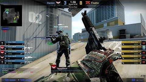 CS:GO BOTs - Heroic b0RUP vs Fnatic