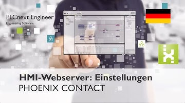 HMI webserver settings | Getting started with PLCnext Engineer