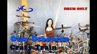 Ozzy Osbourne - Crazy Train drum-only (cover by Ami Kim) (#52-2)