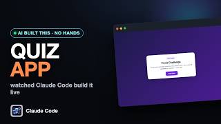 Claude Code Built a Quiz App By Itself (No Hands) (2026) screenshot 2